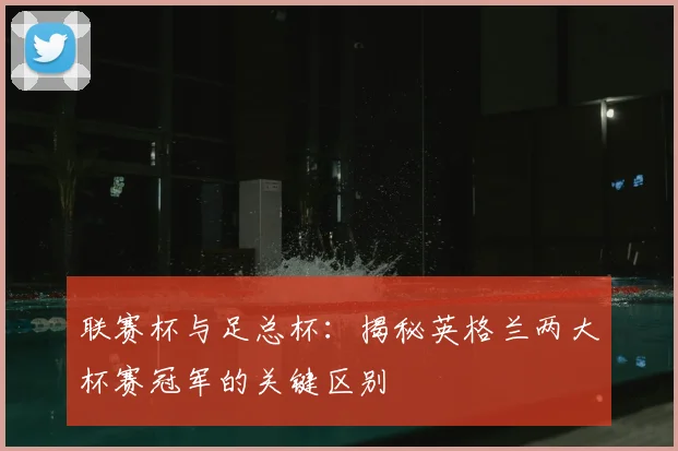 联赛杯与足总杯:揭秘英格兰两大杯赛冠军的关键区别